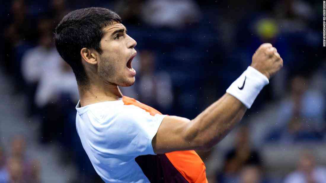 Carlos Alcaraz Reached His First Grand Slam Semifinal at the U.S. Open